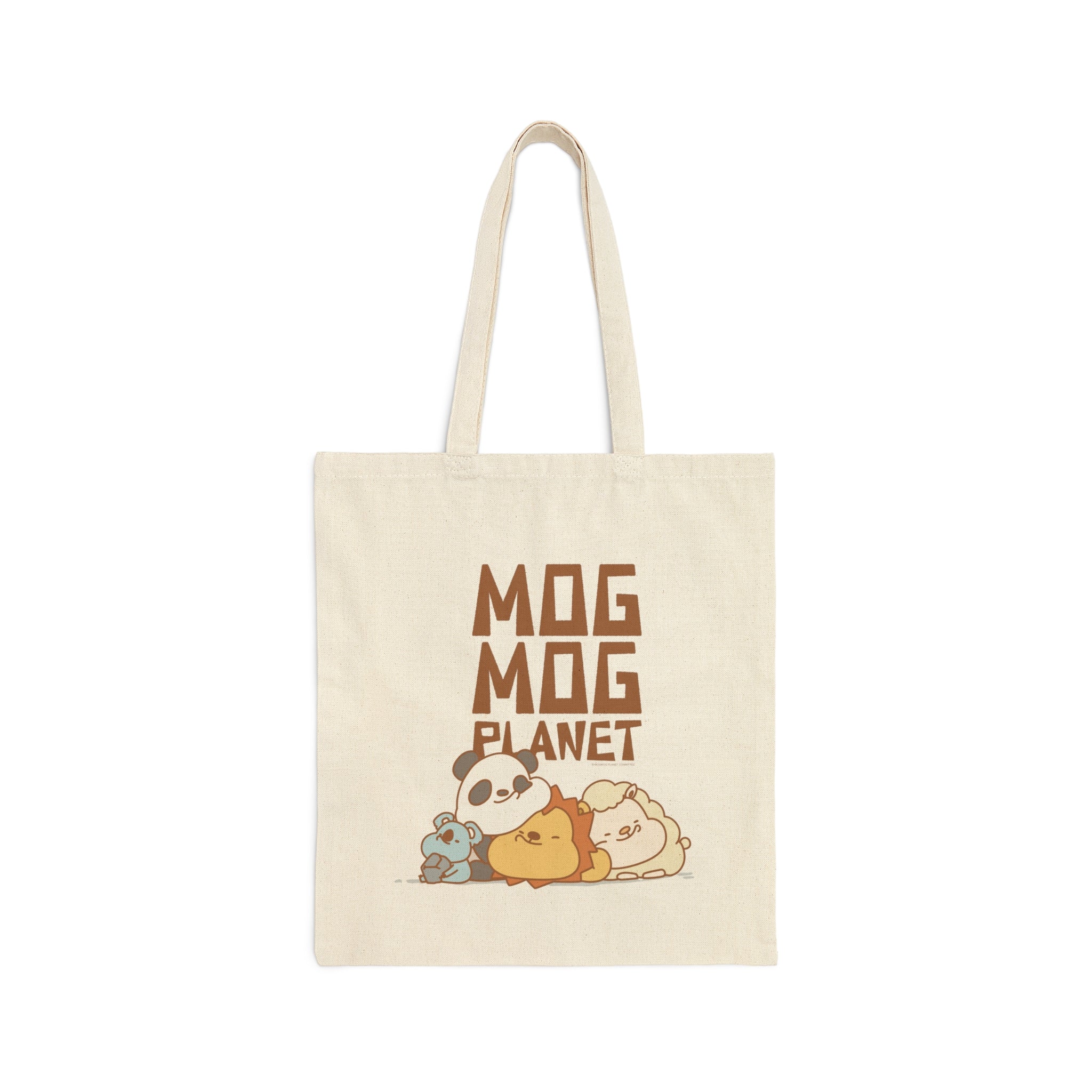 MogMog Planet Cotton Canvas Tote Bag (Cute ver.)